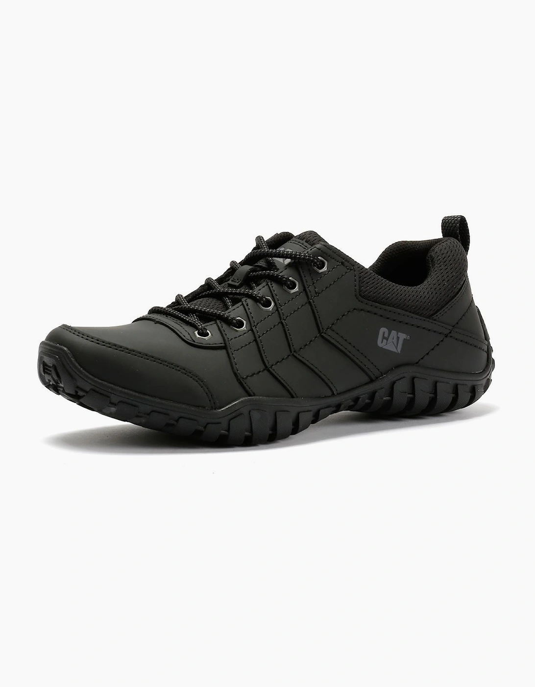 Caterpillar Instruct Suede Men's Black Lace-Up Shoes