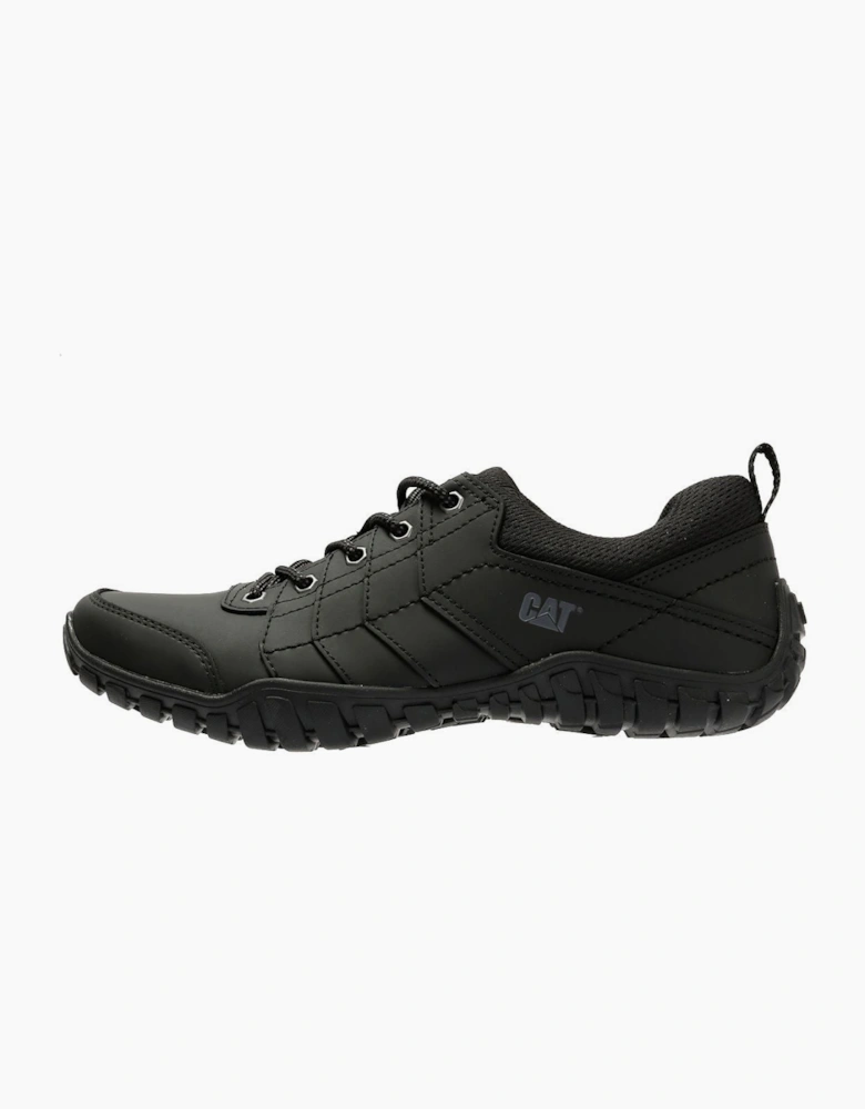 Caterpillar Instruct Suede Men's Black Lace-Up Shoes
