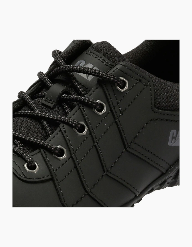 Caterpillar Instruct Suede Men's Black Lace-Up Shoes