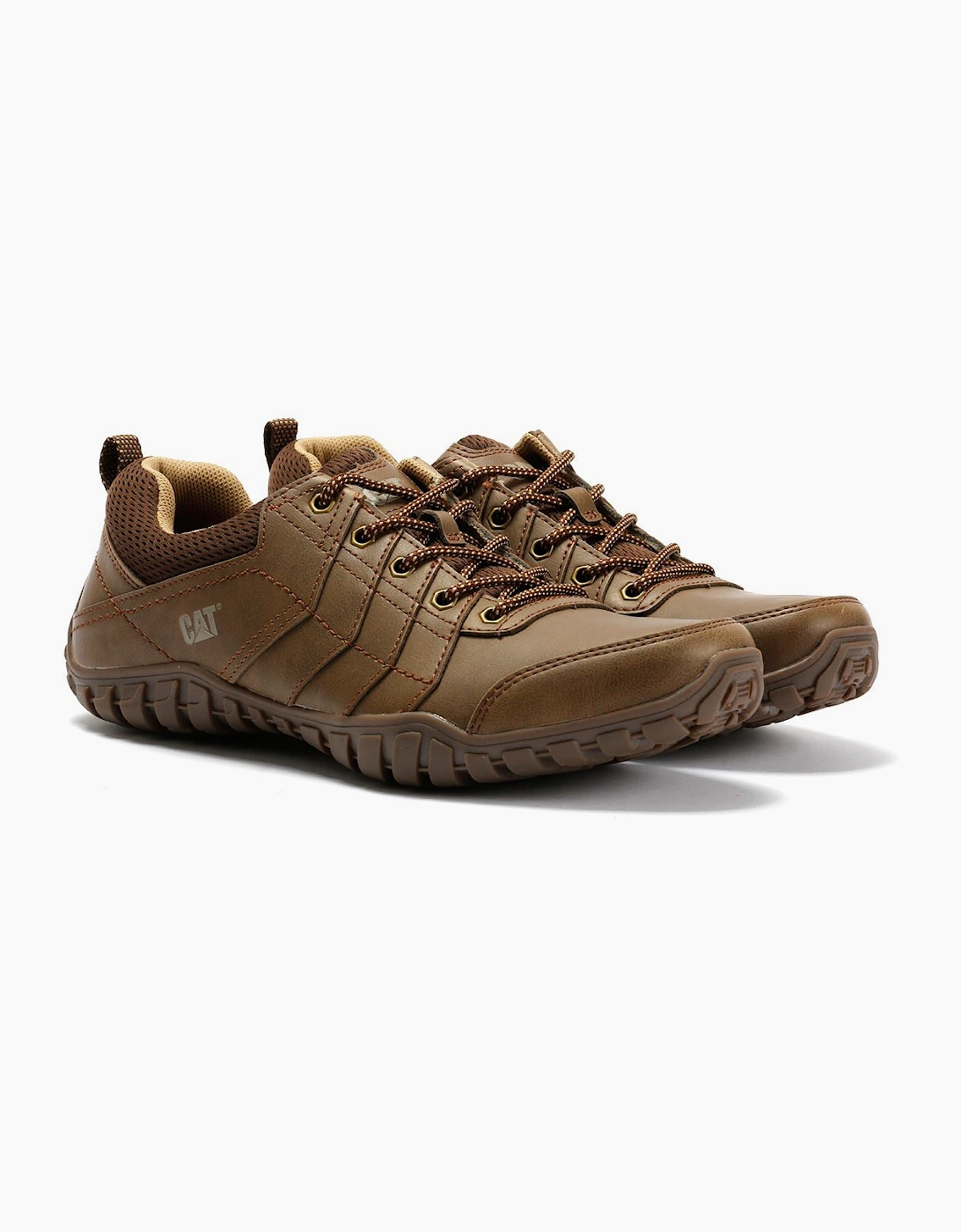 Caterpillar Instruct Suede Men's Brown Lace-Up Shoes, 9 of 8