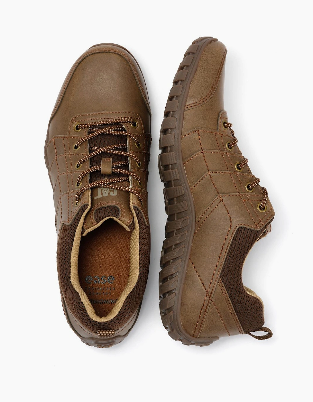 Caterpillar Instruct Suede Men's Brown Lace-Up Shoes