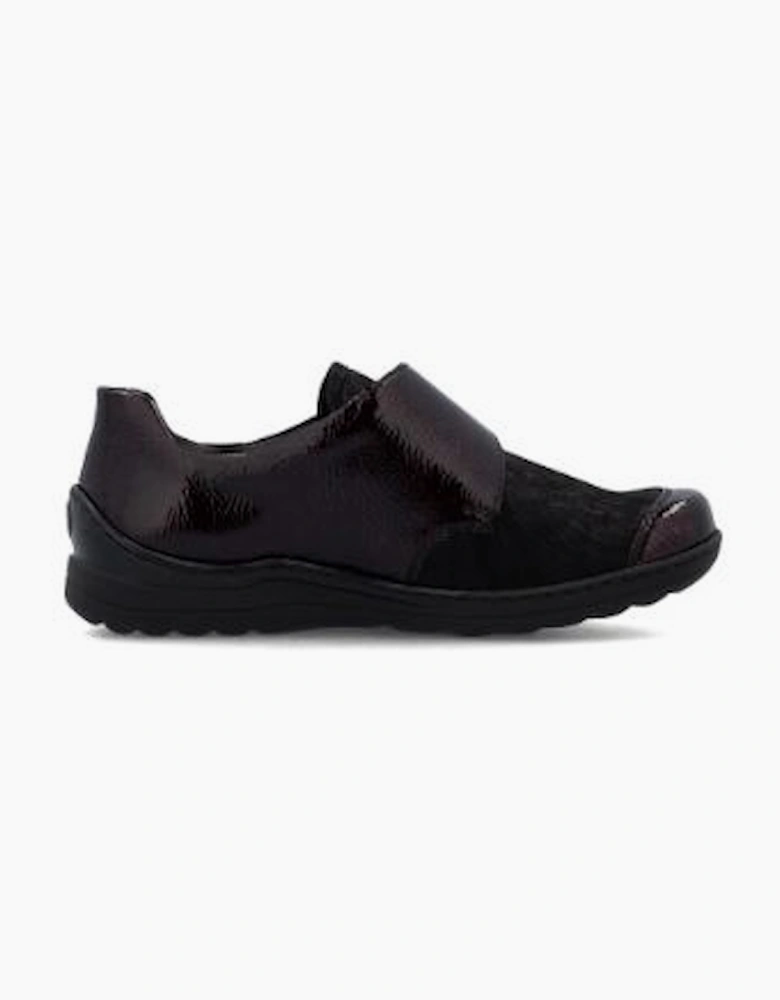 Rieker Ladies Shoes 48951-35 bordeaux extra wide fit