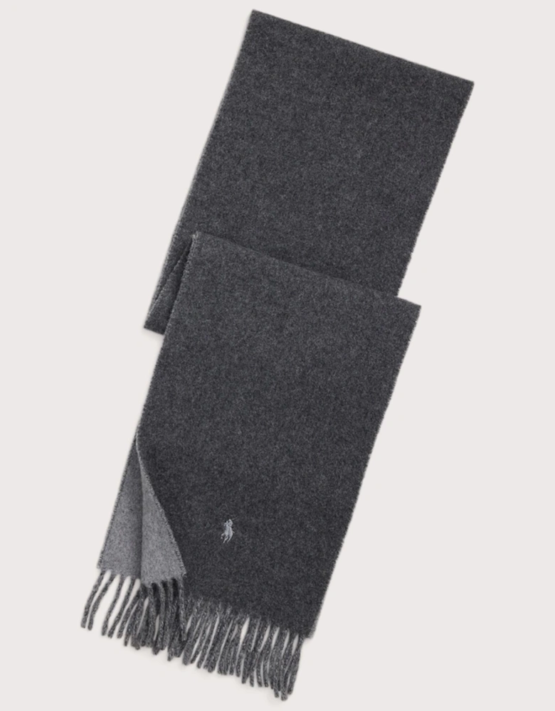 Reversible Wool-blend Scarf
