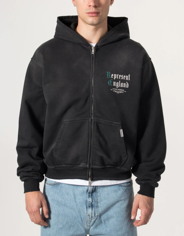 Oversized Fit Private Members Hoodie