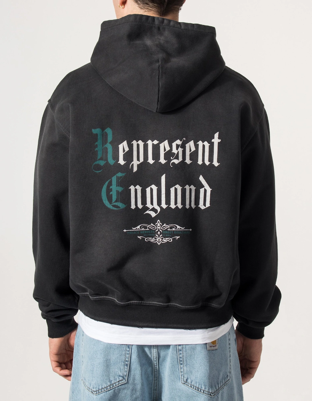 Oversized Fit Private Members Hoodie