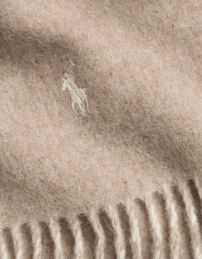 Reversible Wool-blend Scarf