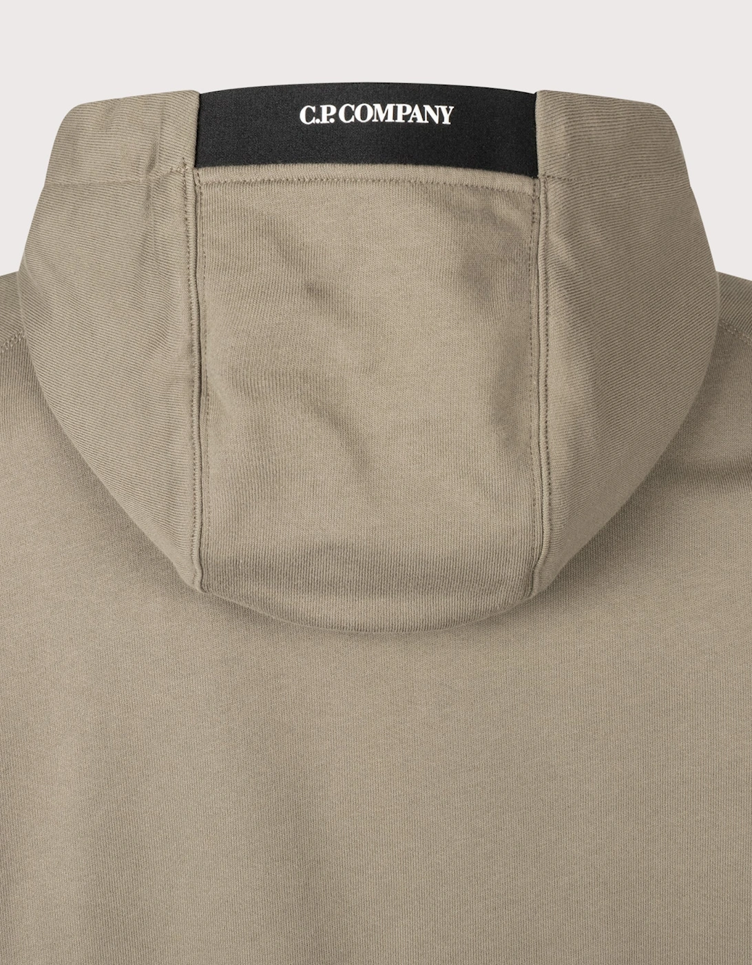 Diagonal Raised Fleece Lens Hoodie