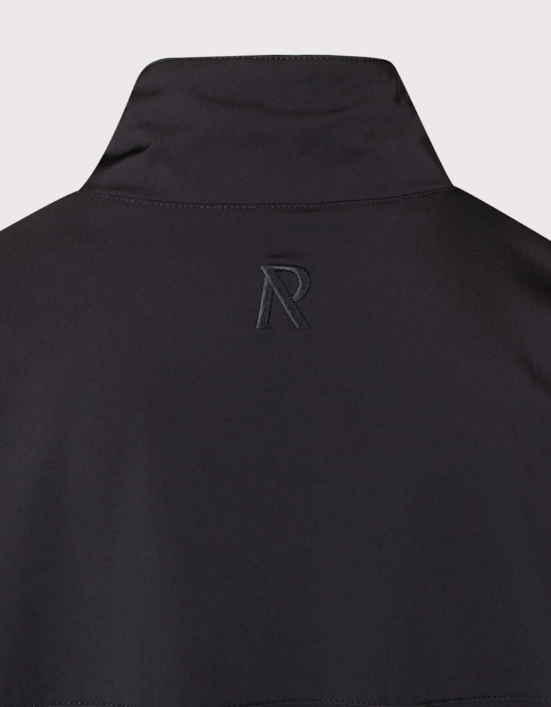 Oversized Initial Nylon Track Jacket
