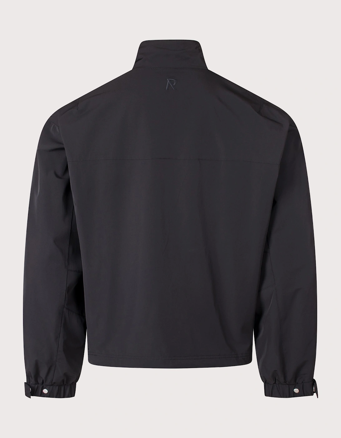 Oversized Initial Nylon Track Jacket
