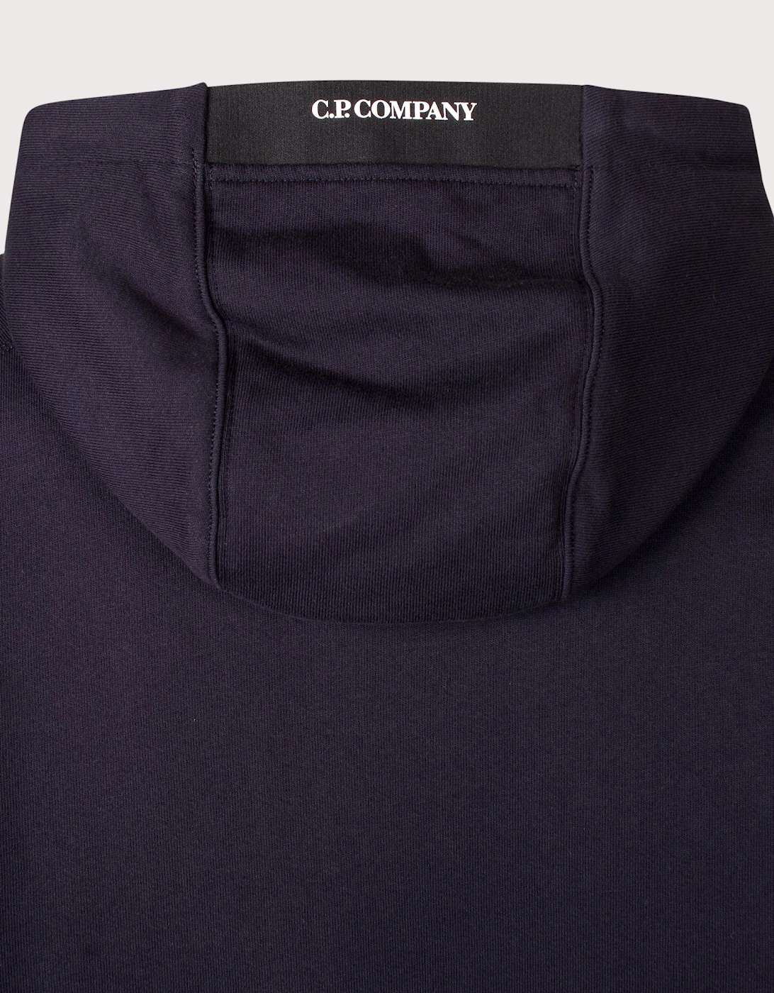 Diagonal Raised Fleece Lens Hoodie