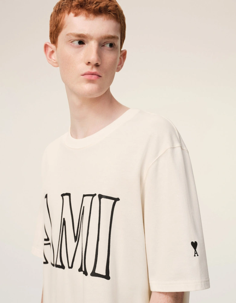 Ami Paris Graphic T Shirt