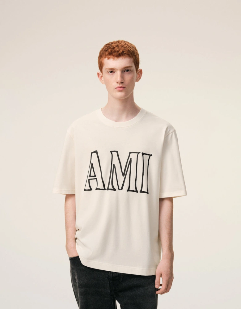 Ami Paris Graphic T Shirt