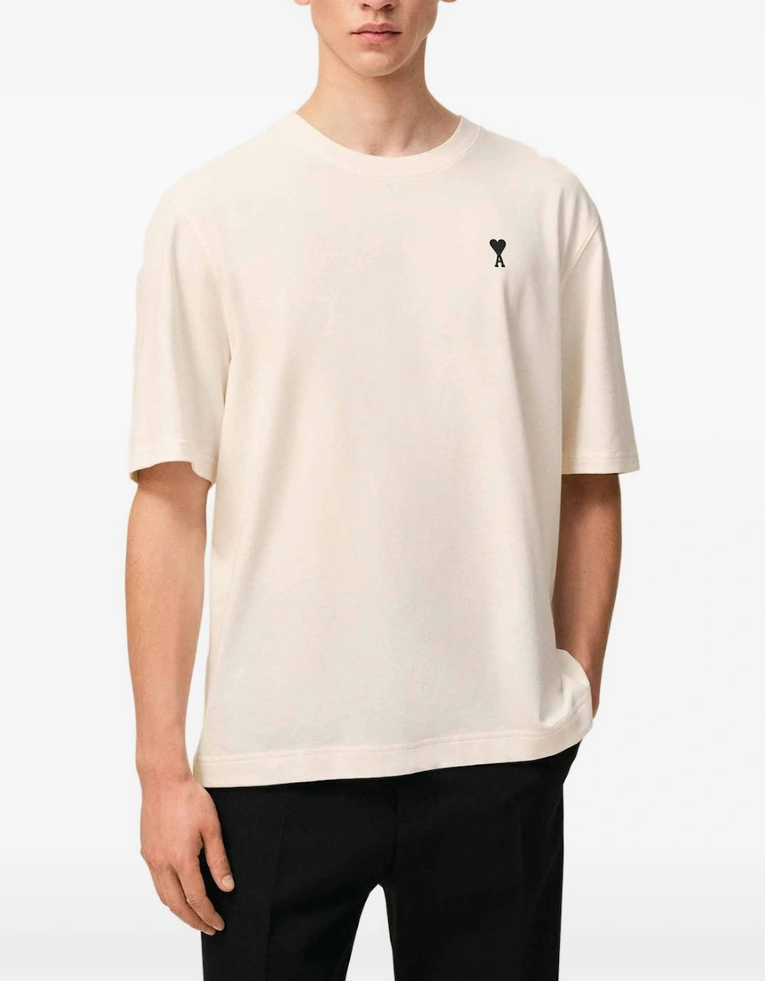 Ami Paris Logo Print T Shirt