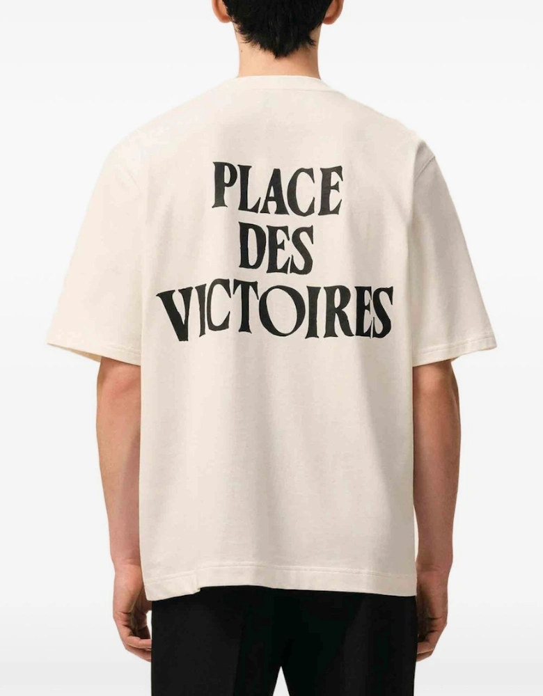 Ami Paris Logo Print T Shirt