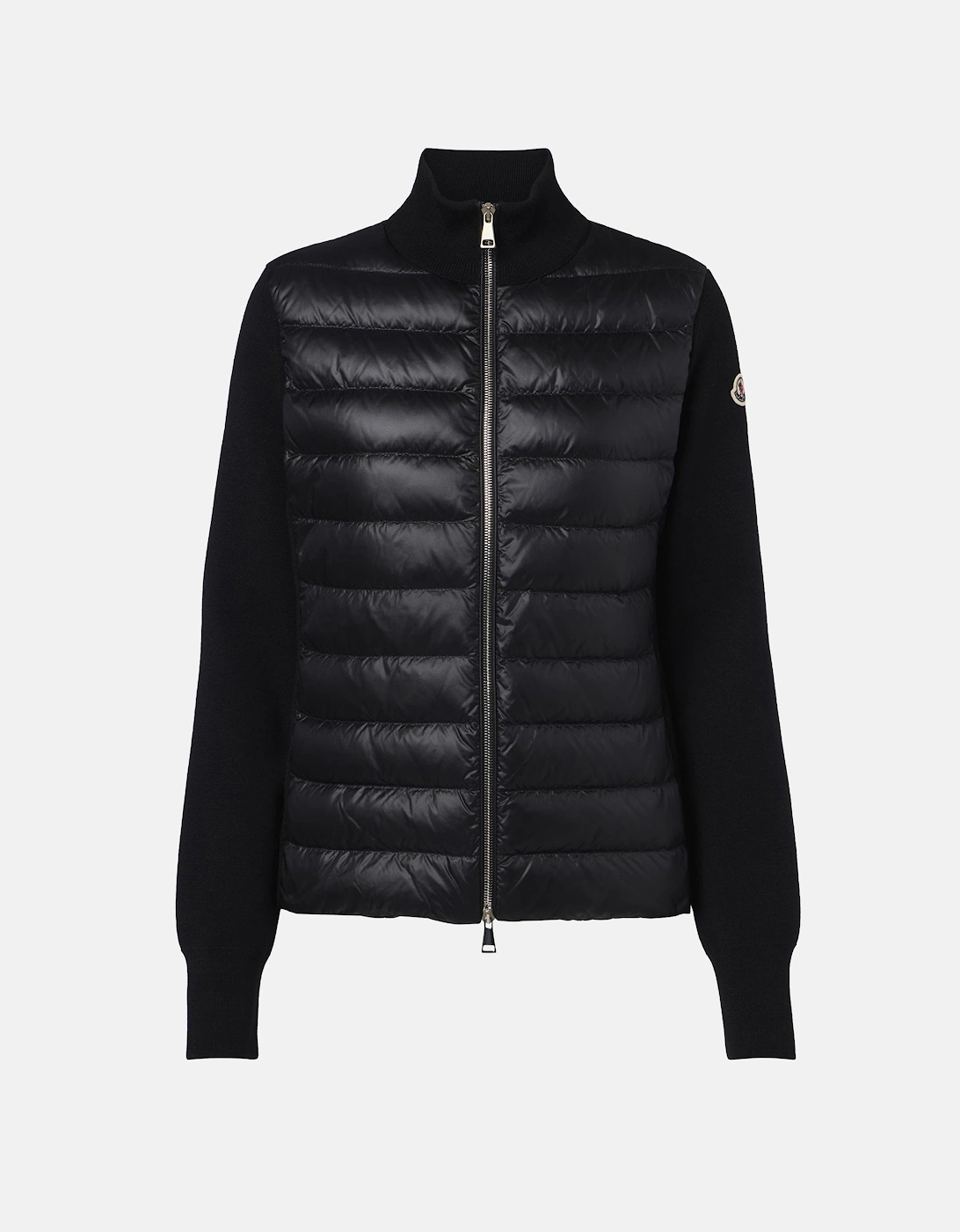 Moncler Women's Black Hybrid Jacket - Size 14
