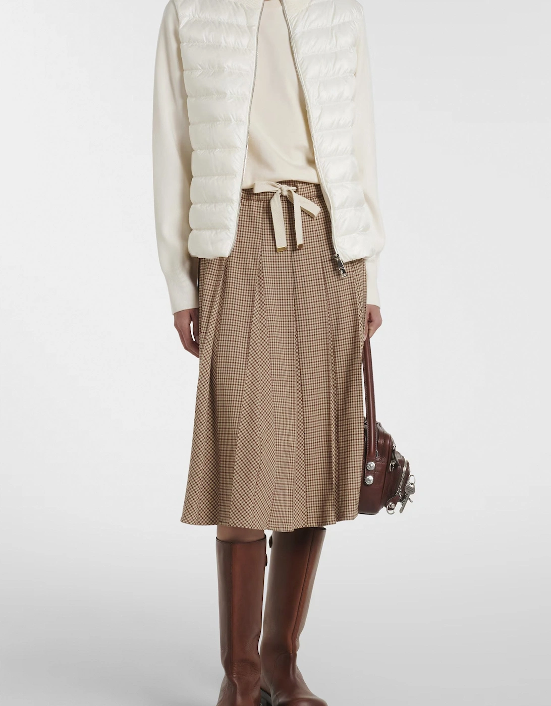 Womens Hybrid Cardigan Cream