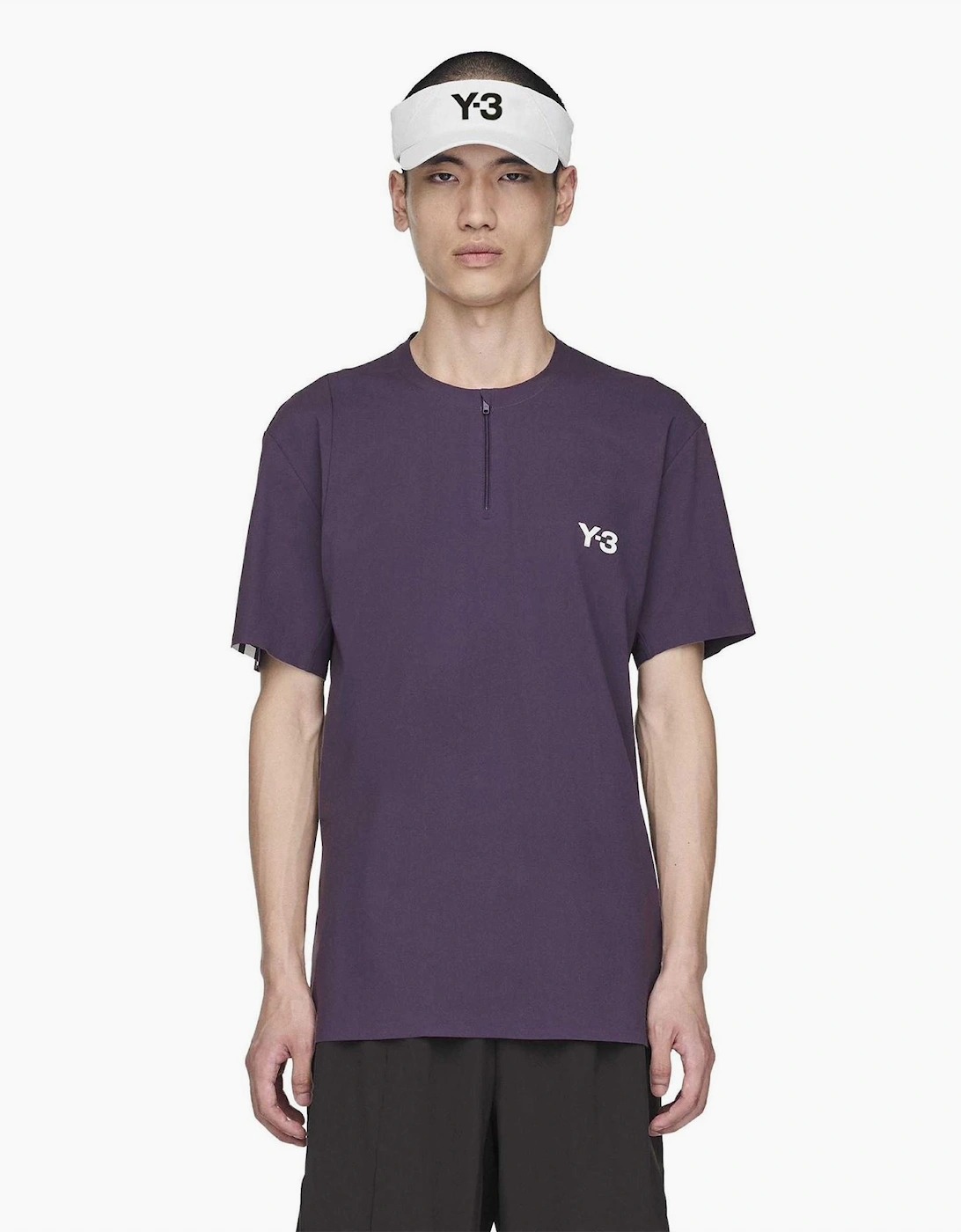 Printed Logo Crew Neck Raglan Short Sleeve T-Shirt