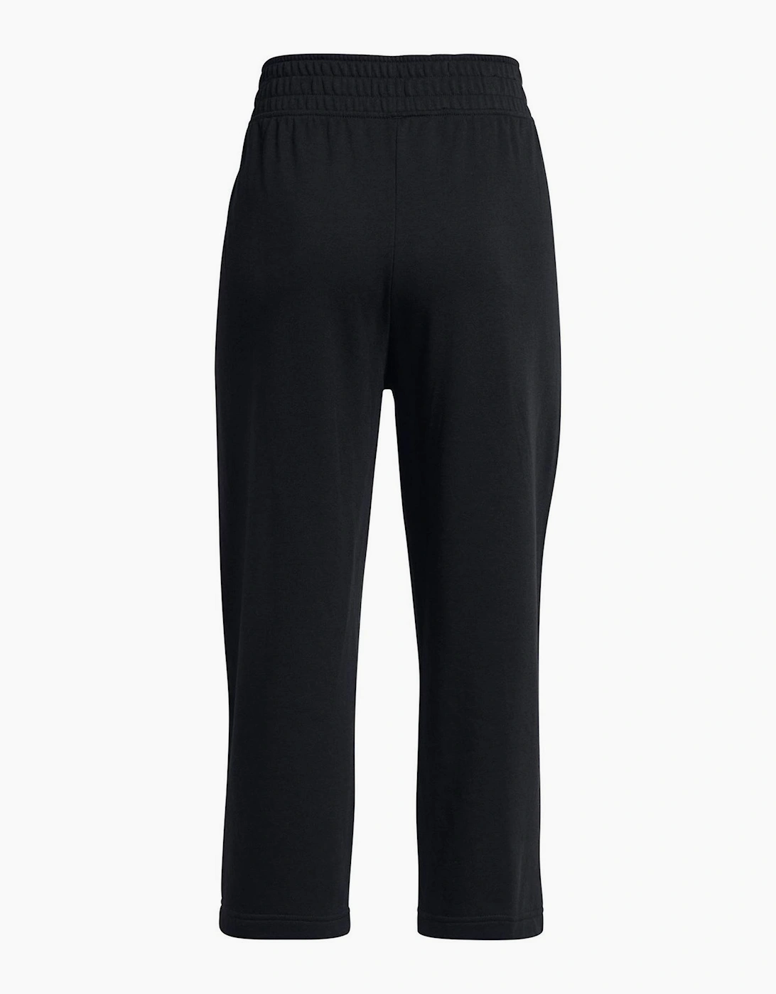 Womens Armour Ua Rival Terry Crop Wide Leg Tracksuit Bottom