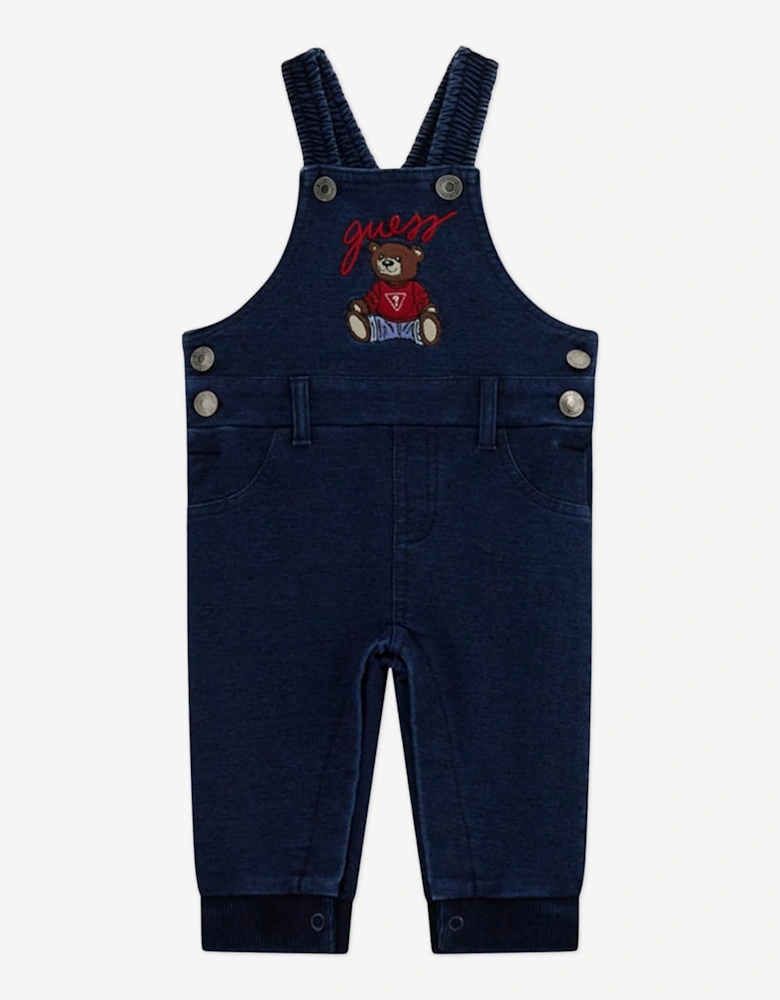Guess Baby Boys Dungaree Set in Navy