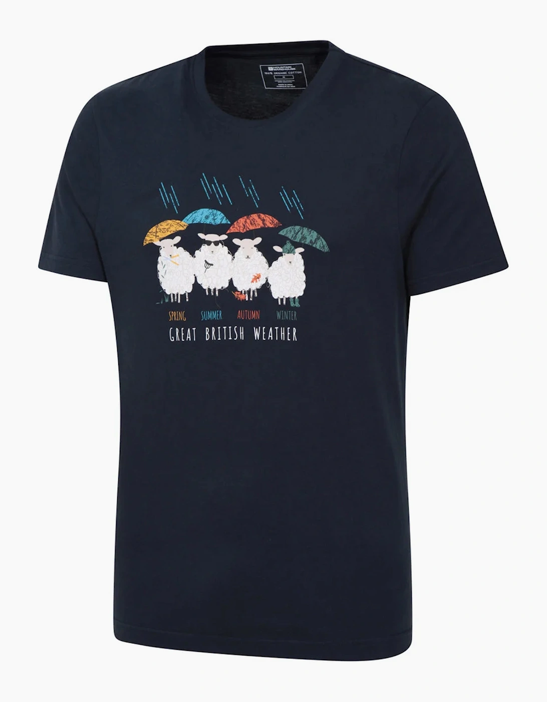 Mountain Warehouse Unisex Adult Great British Weather Graphic T-Shirt
