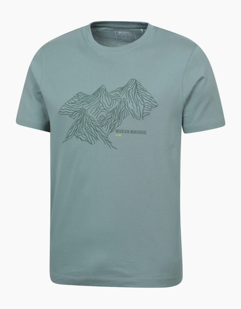 Mountain Warehouse Mens Tonal Organic T-Shirt