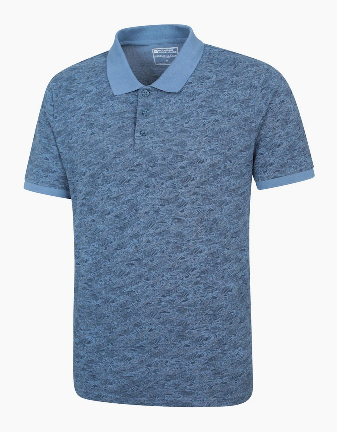 Mountain Warehouse Mens Dawnay Textured Pique Polo Shirt