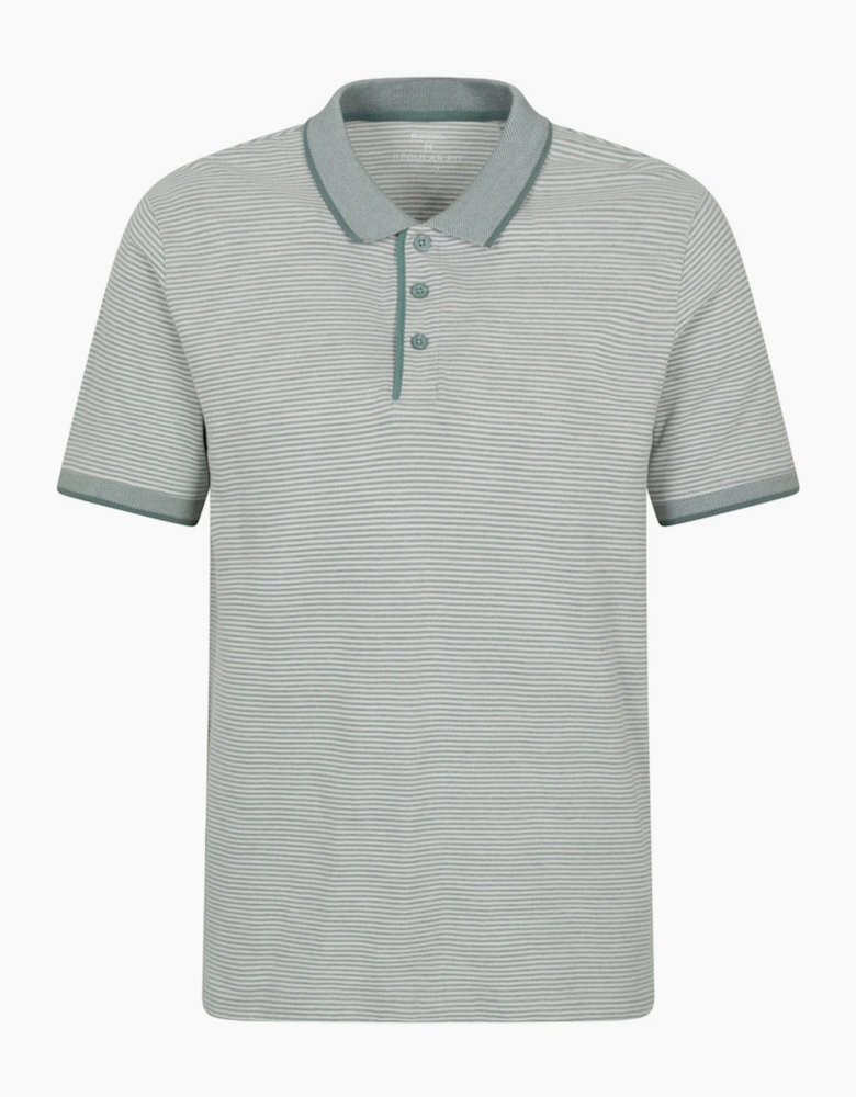 Mountain Warehouse Mens Dawnay Textured Pique Polo Shirt