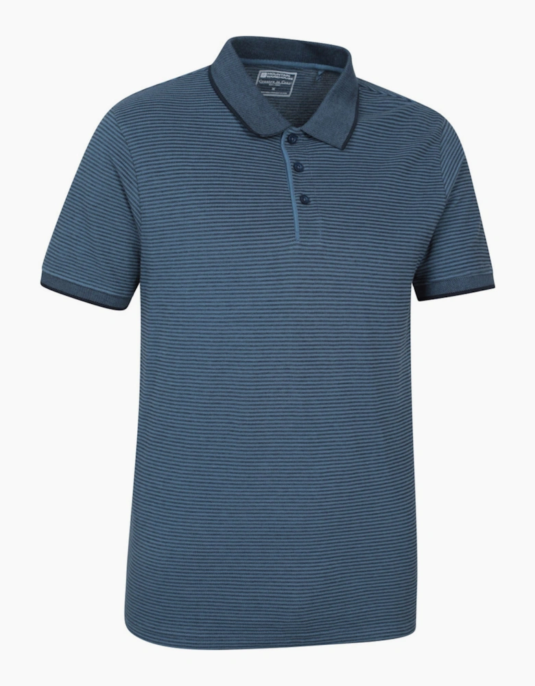 Mountain Warehouse Mens Dawnay Textured Pique Polo Shirt