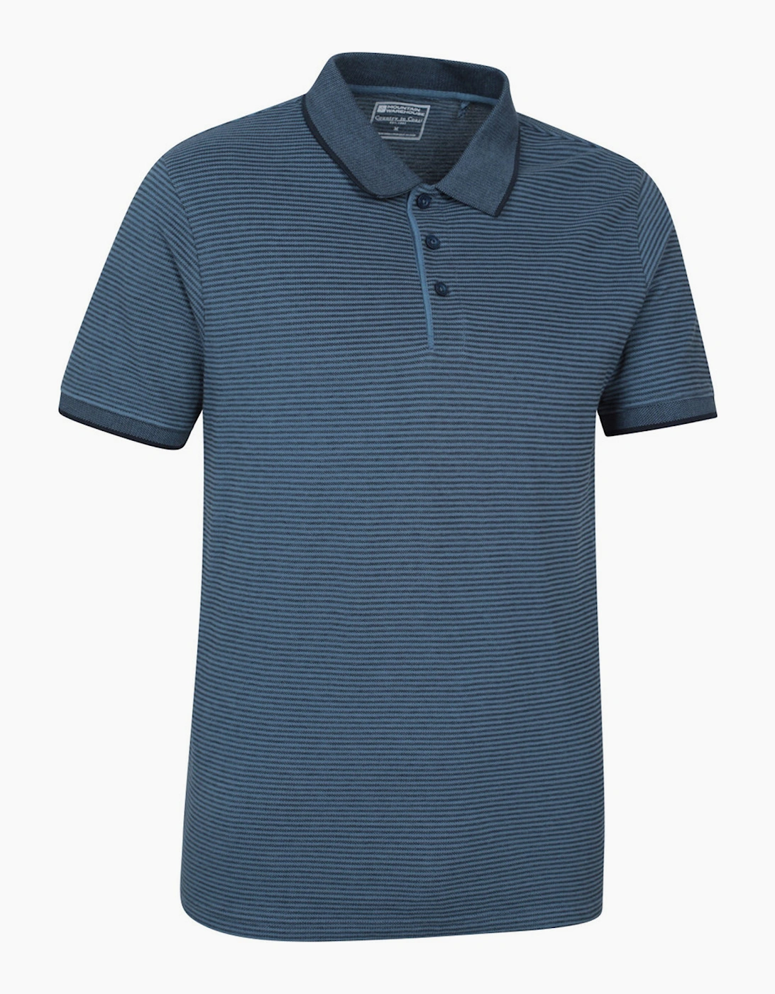 Mountain Warehouse Mens Dawnay Textured Pique Polo Shirt