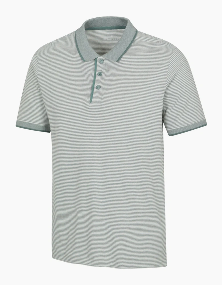 Mountain Warehouse Mens Dawnay Textured Pique Polo Shirt
