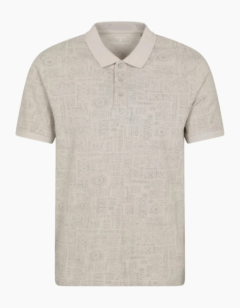 Mountain Warehouse Mens Dawnay Textured Pique Polo Shirt