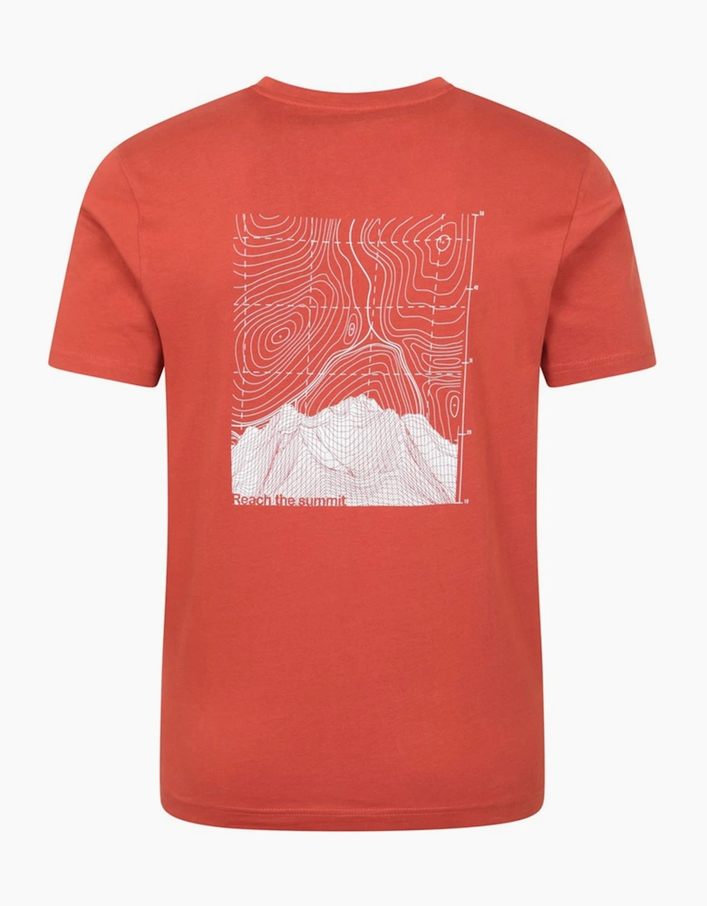 Mountain Warehouse Mens Conquer New Heights Organic Cotton T-Shirt