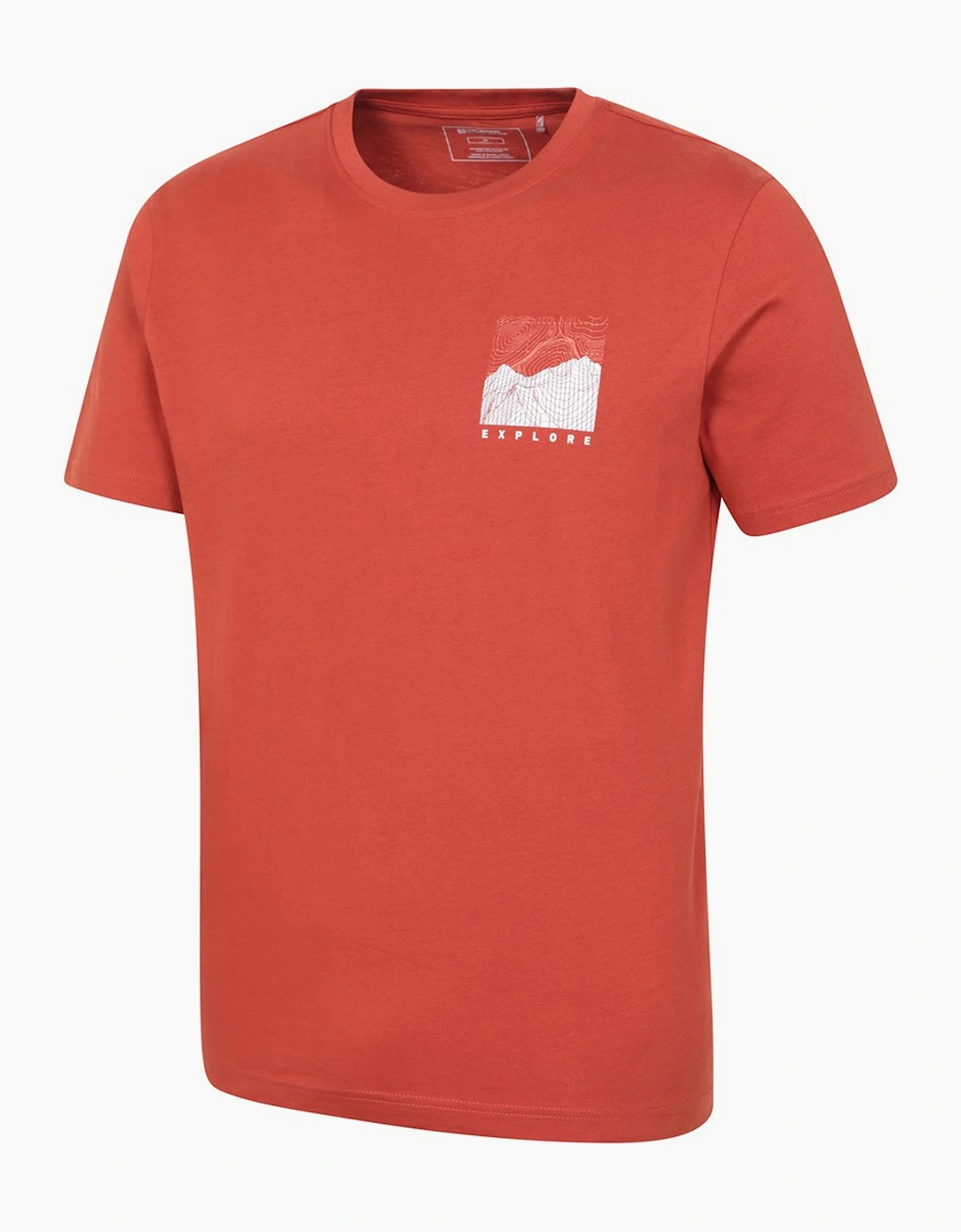 Mountain Warehouse Mens Conquer New Heights Organic Cotton T-Shirt