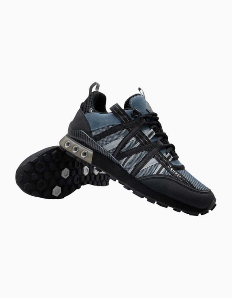 CRUYFF Mens Trainers Fearia Hex-Tech Montserrat Lace Up navy UK Size