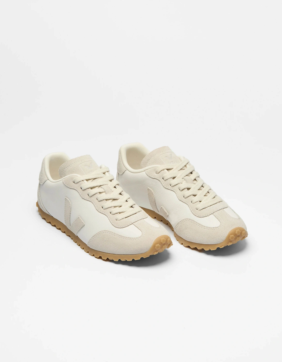 VEJA GT Leather Womens Trainers - White/Natural