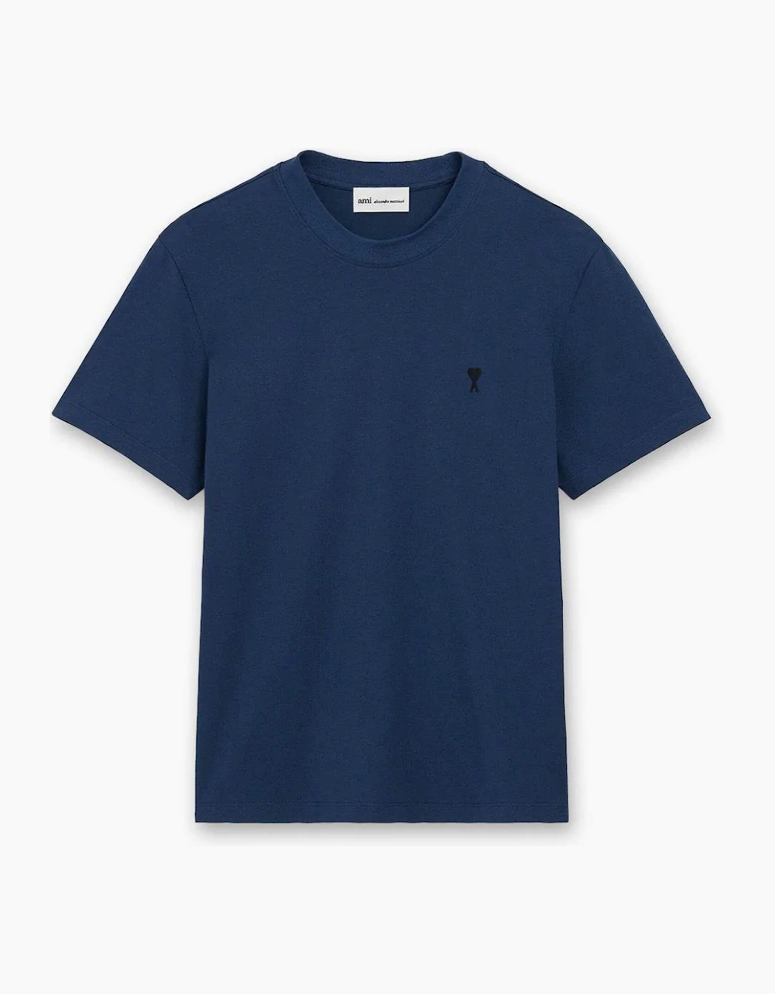 Ami Paris 'Ami De Coeur' Heart T-Shirt Blue Ink