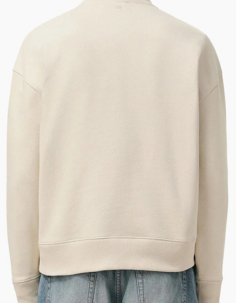 Ami Paris Moonlight Cotton 'AMI DE COEUR' Heavy Sweatshirt
