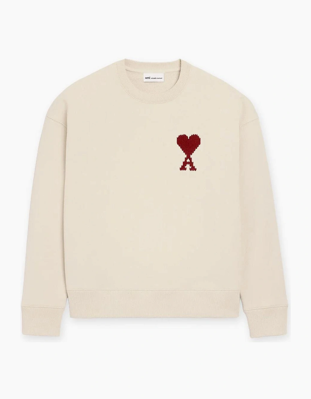 Ami Paris Moonlight Cotton 'AMI DE COEUR' Heavy Sweatshirt