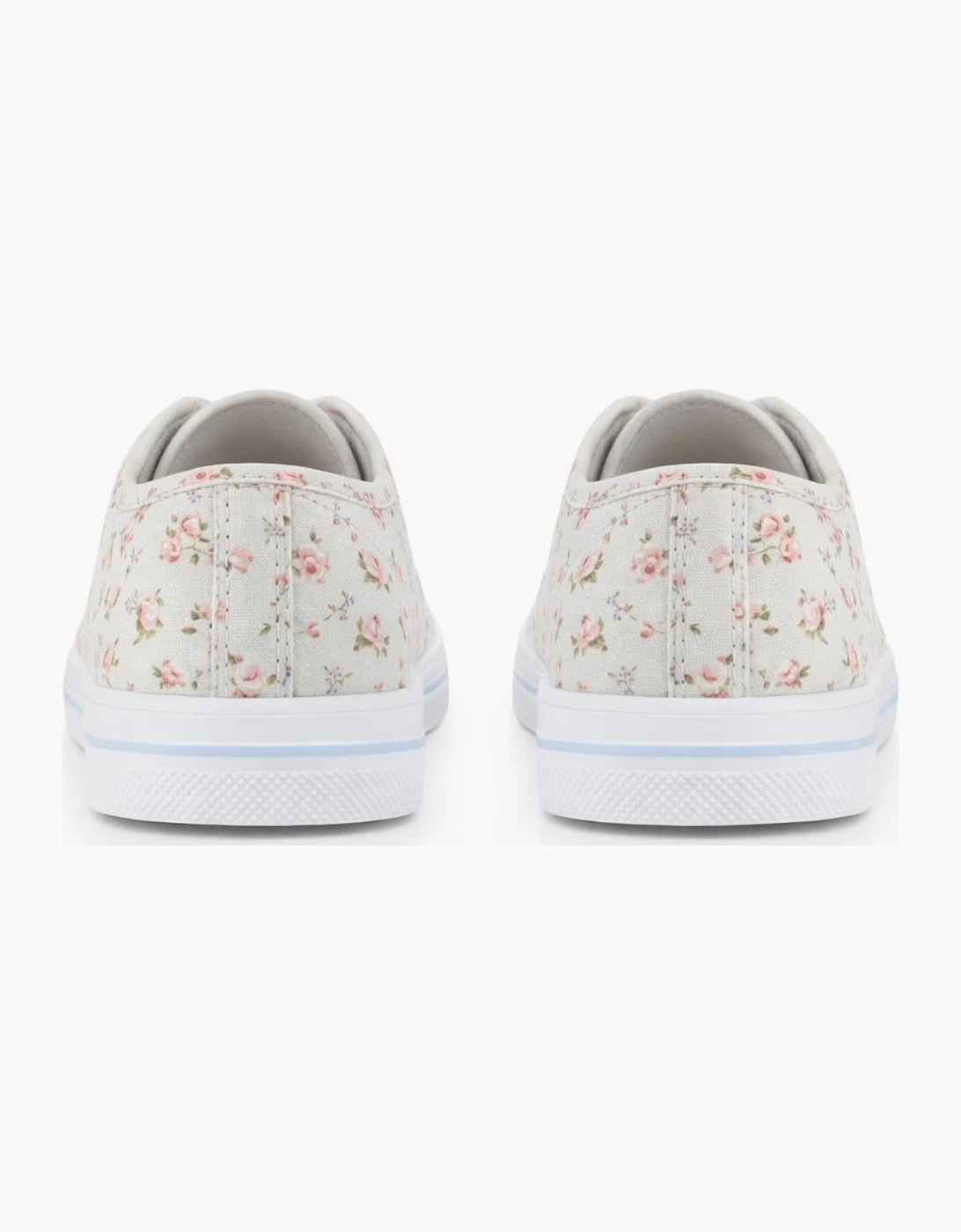 DEK EMILY Womens Casual Shoes Light Grey Floral