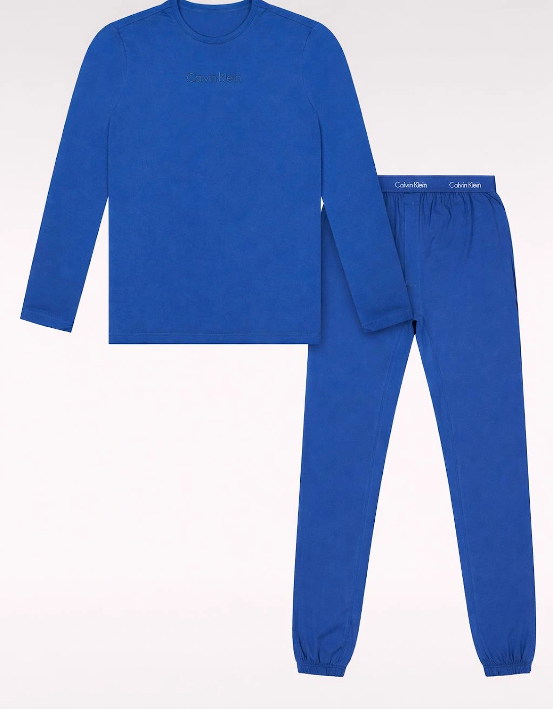 T-Shirt JOGGER SET Mens Pyjama Set Dark Denim
