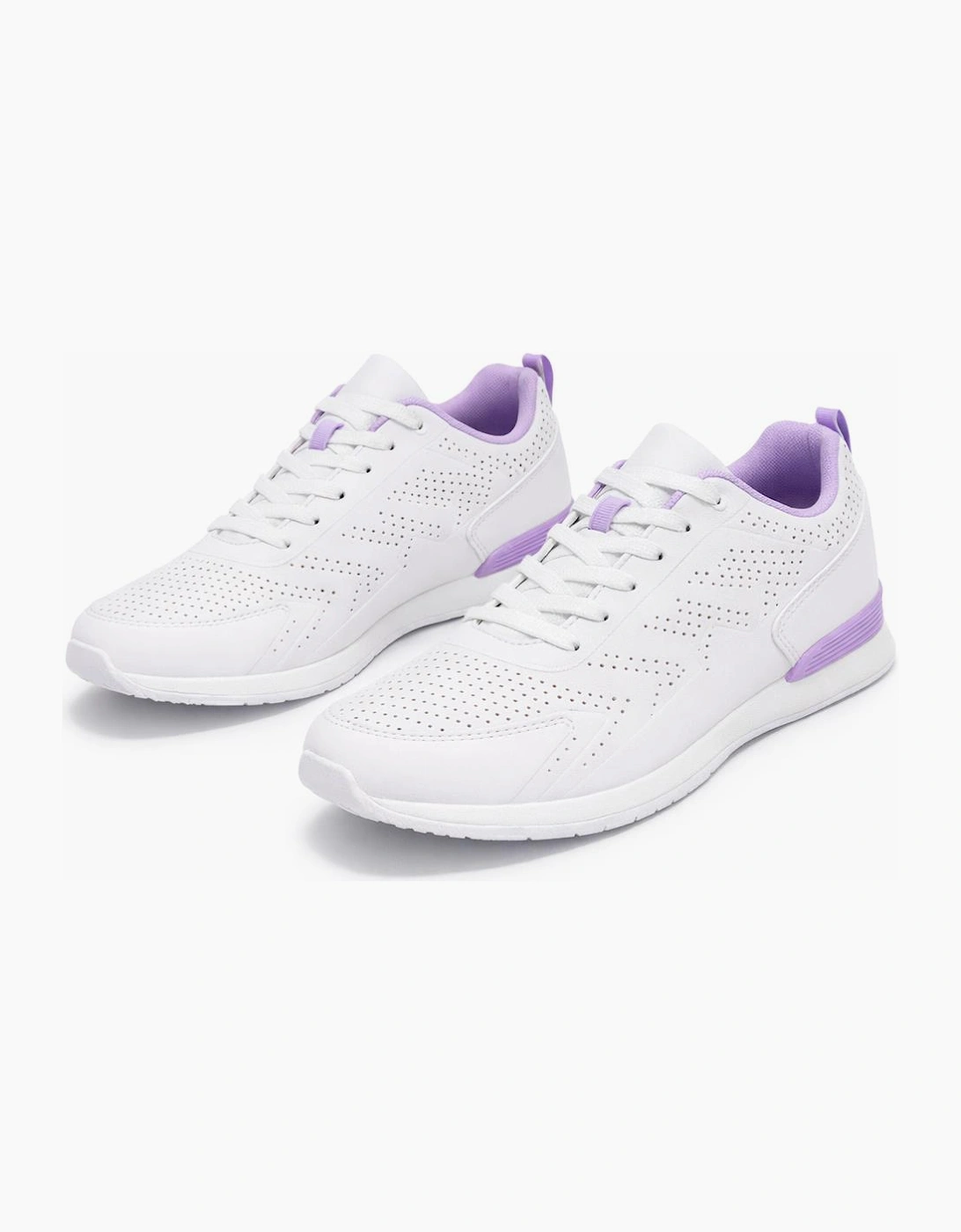 FLUKE Ladies Shoes White/Lilac