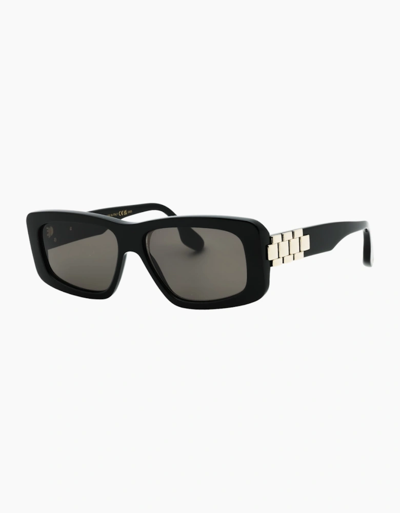 Victoria Beckham Dark Grey Lensed Black Sunglasses