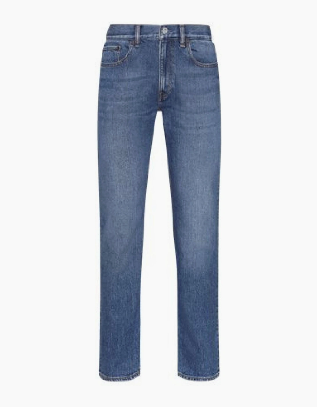 Mid Rise Slim Fit Five Pocket Jeans