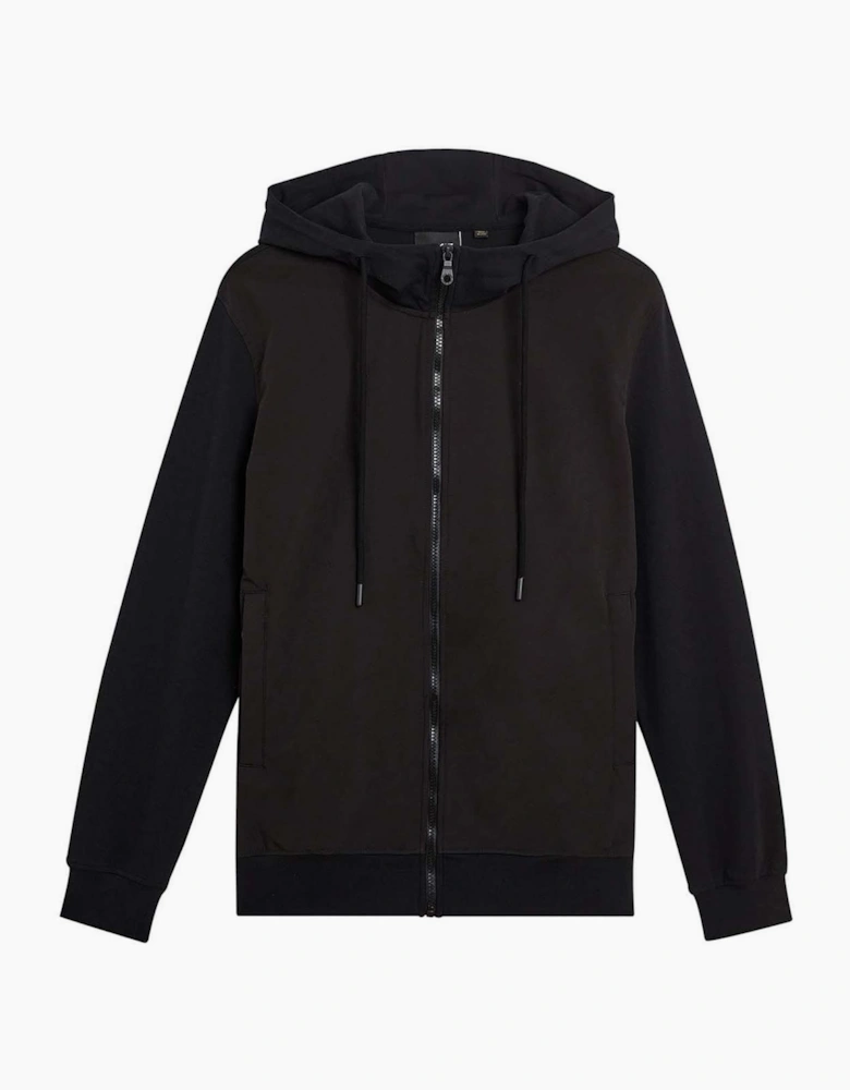 Hybrid Zip Through Hoodie