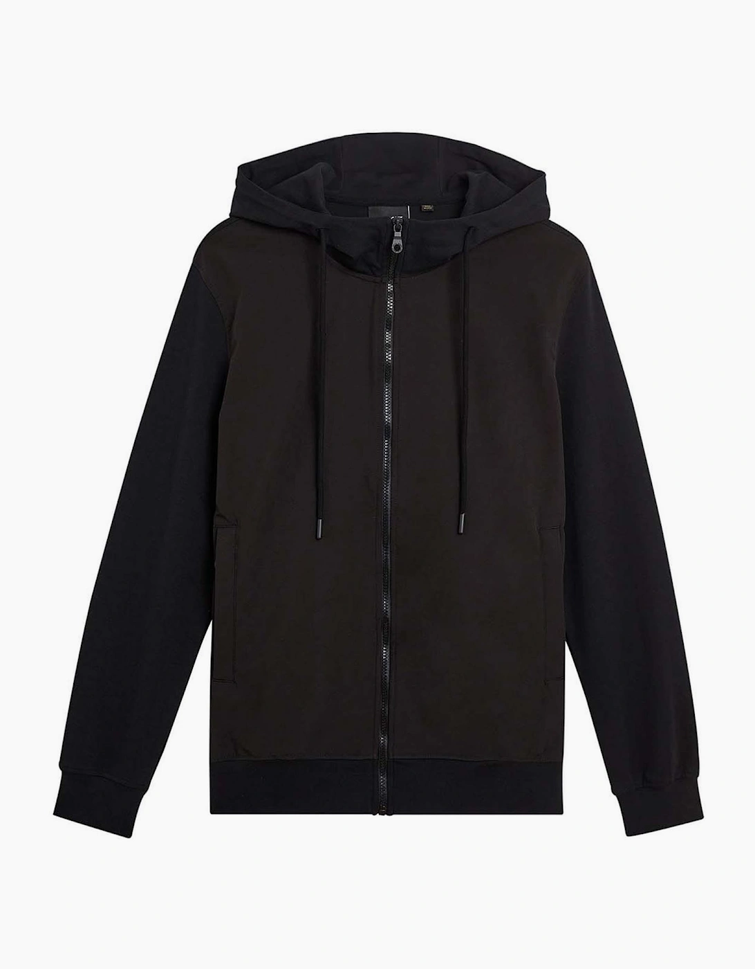 Hybrid Zip Through Hoodie