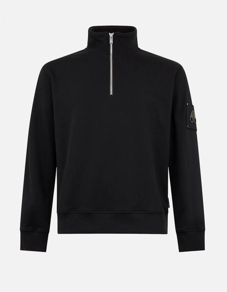 Hartsfield 1/4 Zip Sweatshirt Black