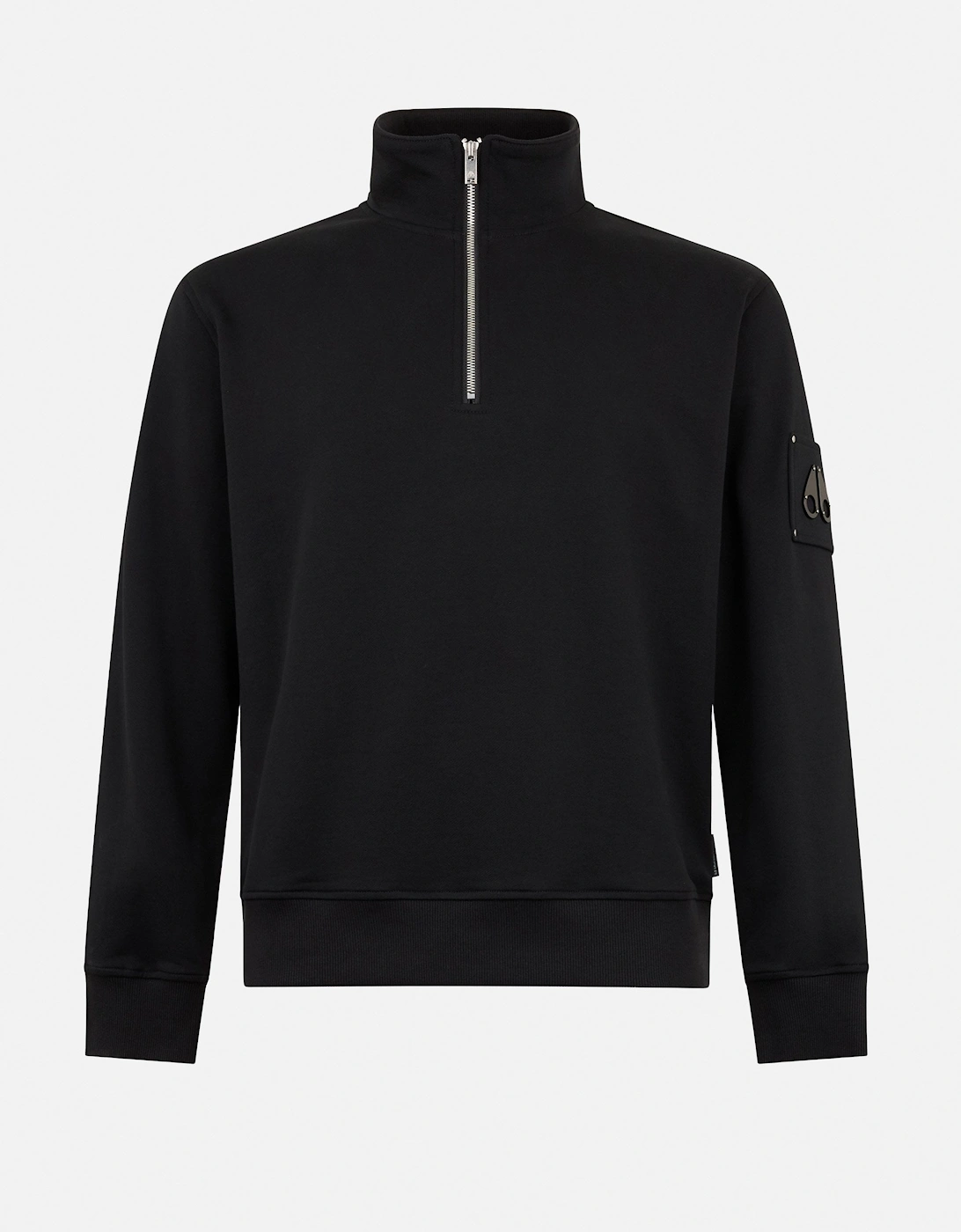 Hartsfield 1/4 Zip Sweatshirt Black, 7 of 6