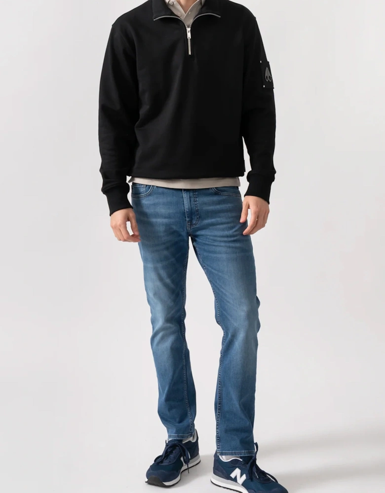 Hartsfield 1/4 Zip Sweatshirt Black