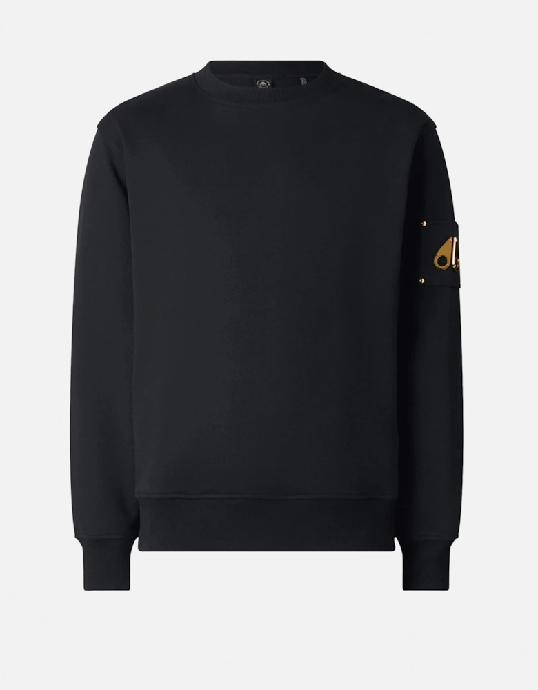 Hartsfield Gold Logo Sweatshirt Black