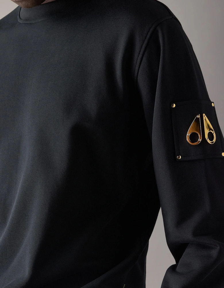 Hartsfield Gold Logo Sweatshirt Black